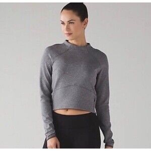 lululemon athletica Gray Long Sleeve Top
